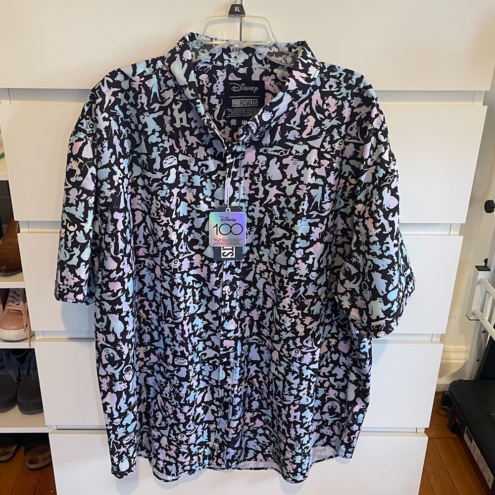 RSVLTS x Disney100 "Pastel Pals" Button-Up Shirt